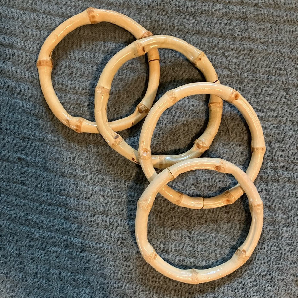 Set of Four Bamboo Bangles